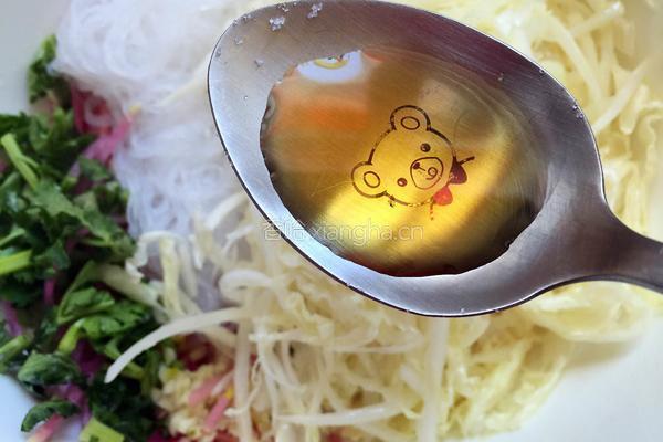 白菜拌粉丝的做法图解8