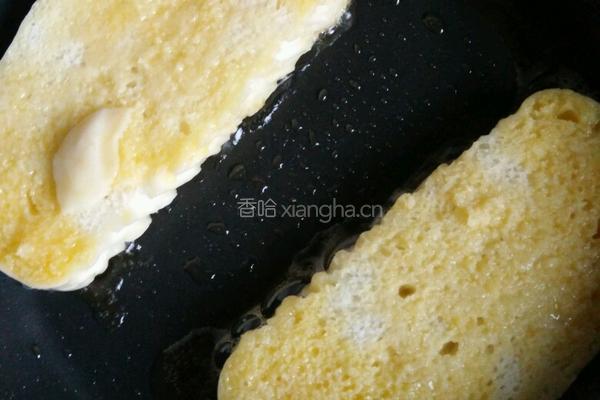香煎鸡蛋馒头片的做法图解11