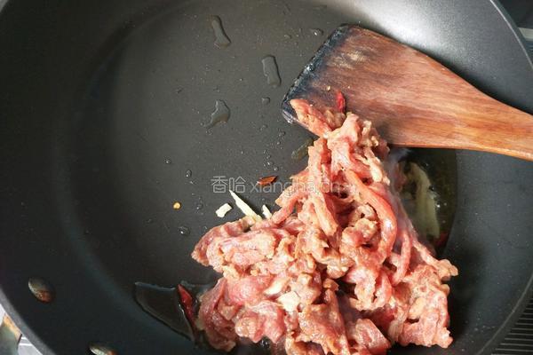 萝卜丝炒牛肉的做法图解8