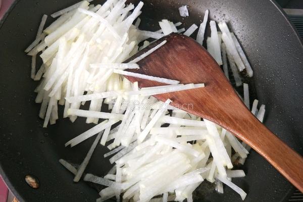 萝卜丝炒牛肉的做法图解11