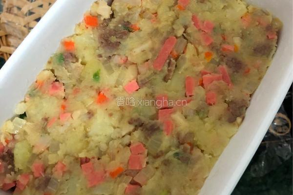 牛肉土豆芝士的做法图解4