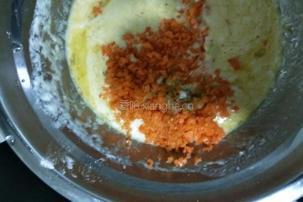 鸡蛋胡萝卜饼的做法图解5