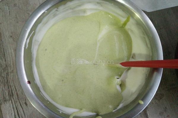 菠菜蛋糕卷的做法图解13