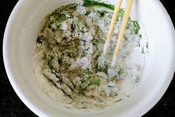 绿叶豆沙包的做法图解5