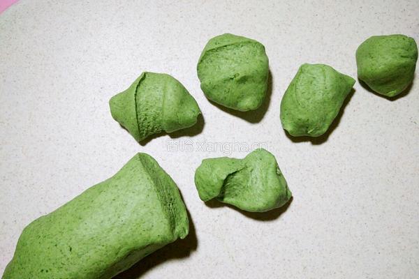 绿叶豆沙包的做法图解9