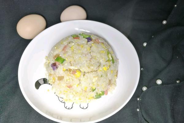 荷兰豆火腿蛋炒饭的做法图解11