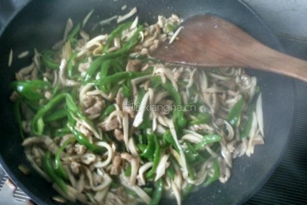 杏鲍菇炒肉丝的做法图解14