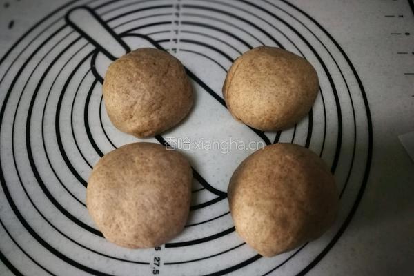绿豆麻薯奶酪黑麦包的做法图解8