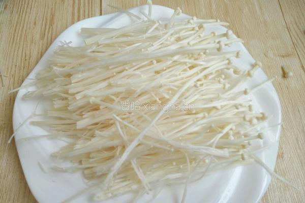 香辣金针菇的做法图解2