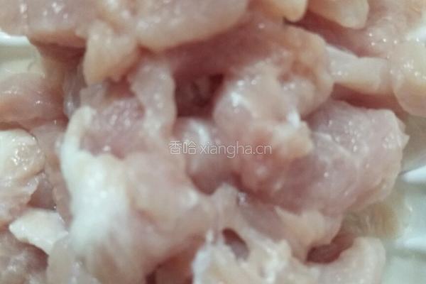 瘦肉炒蒜苔的做法图解1