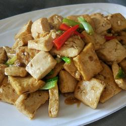 葱段烧豆腐的做法[图]