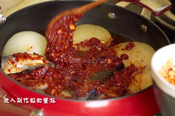 韩式辣炖鲅鱼的做法图解17