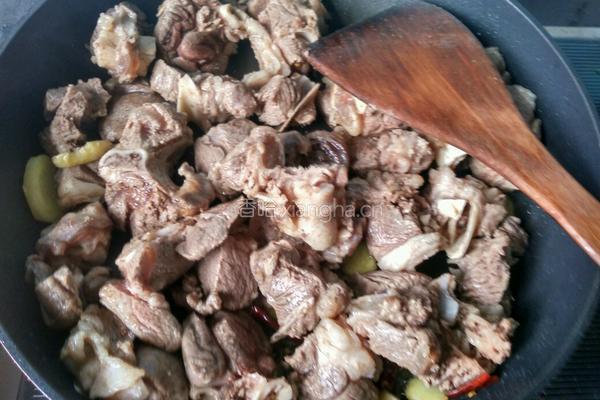 胡萝卜炖羊肉的做法图解11