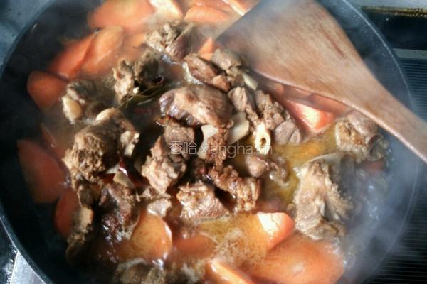 胡萝卜炖羊肉的做法图解17