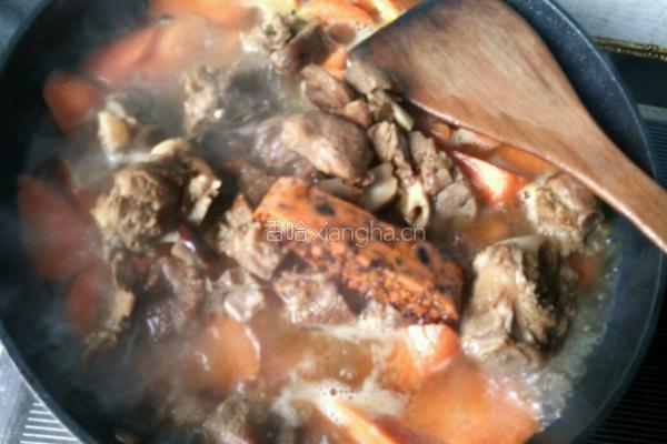 胡萝卜炖羊肉的做法图解18