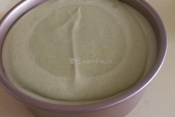  抹茶渐变慕斯的做法图解11