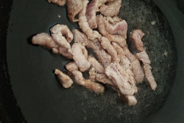 山药炒肉丝的做法图解4