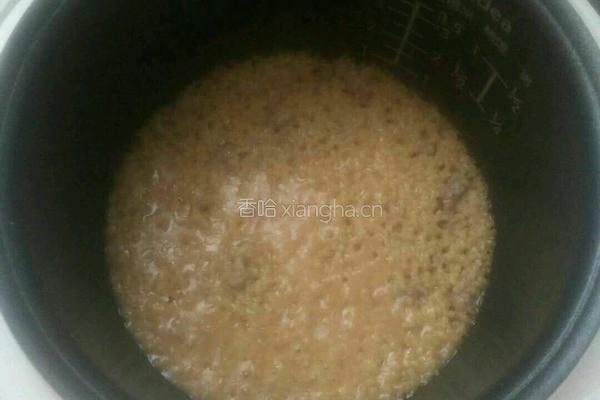 小米瘦肉鸡蛋饭的做法图解5