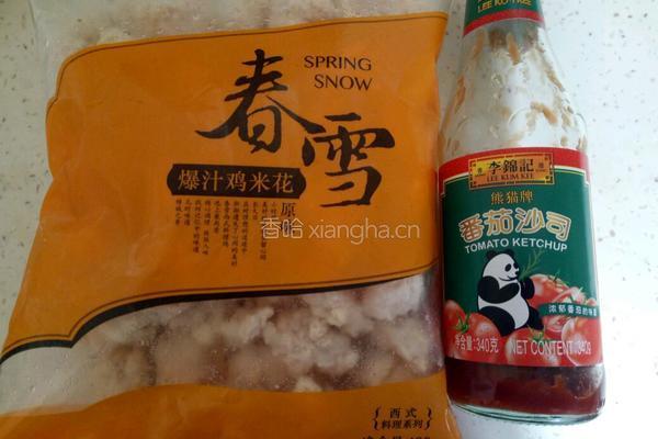 番茄酱鸡米花的做法图解1