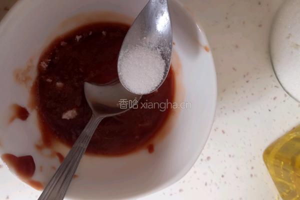 番茄酱鸡米花的做法图解3