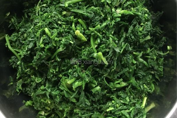 荠菜蒸饺的做法图解1