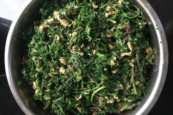 荠菜蒸饺的做法图解6
