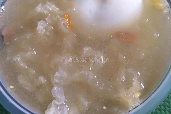 雪耳鸡旦糖水的做法图解9