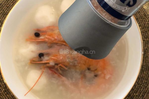 白鱼海虾粥的做法图解11