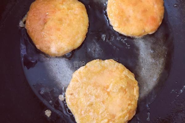 红薯香蕉饼的做法图解7