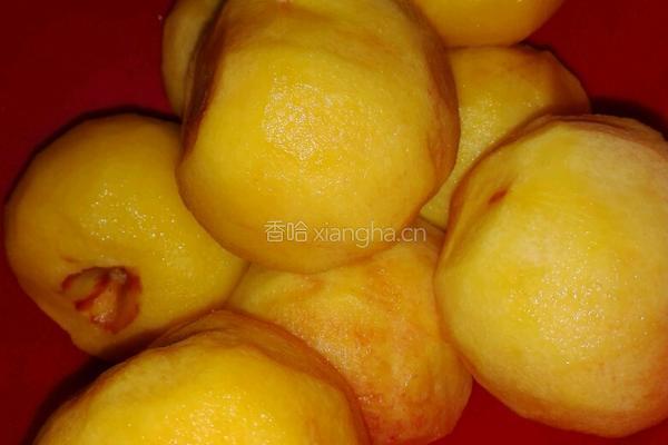 黄桃冻的做法图解1