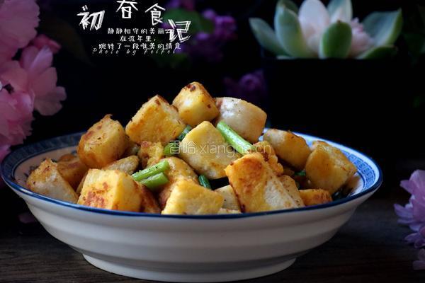 蒜苔炒馒头丁的做法图解9