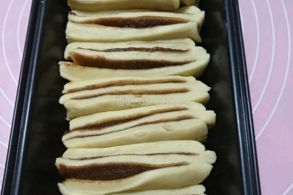 豆沙千层土司面包的做法图解8
