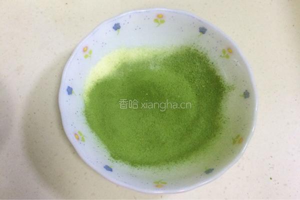 抹茶雪花酥的做法图解4