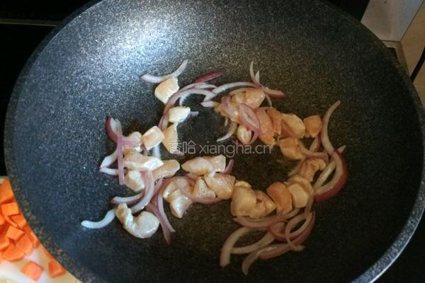 番茄鸡肉焗饭的做法图解4