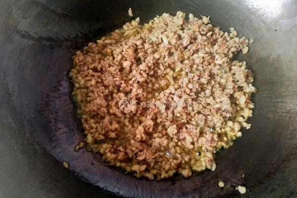 酸豆角肉沫油泼干拌面的做法图解5