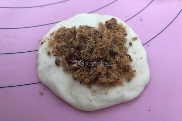杨梅酱肉松包的做法图解11