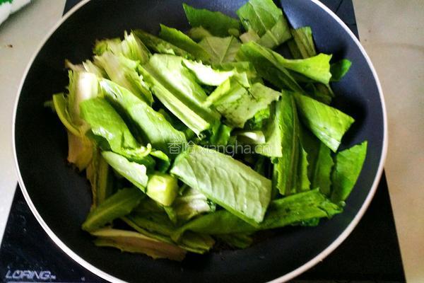 蒜蓉油麦菜的做法图解4
