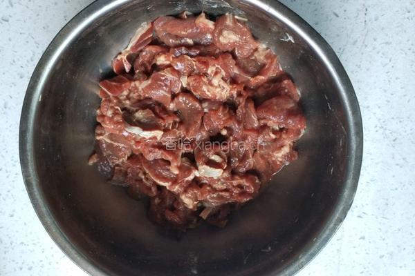 爆炒羊肉的做法图解3