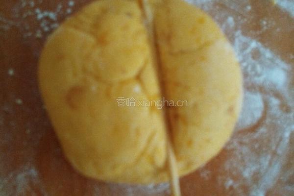 南瓜豆沙包的做法图解9