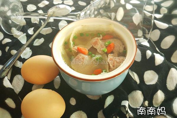 淮山瘦肉枸杞汤的做法图解11