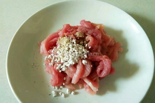 蒜苔肉丝的做法图解7