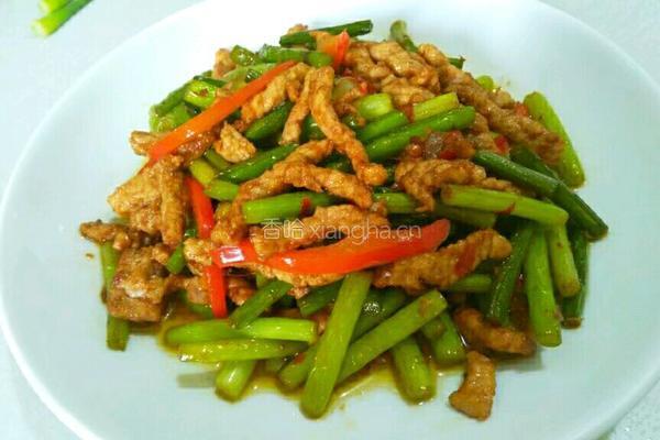 蒜苔肉丝的做法图解22