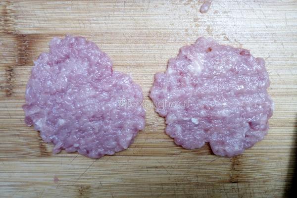 鸡蛋肉饼汤的做法图解3