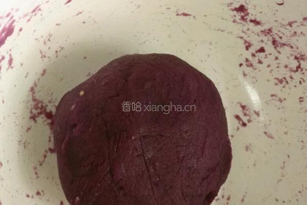 南瓜紫薯椰蓉球的做法图解5