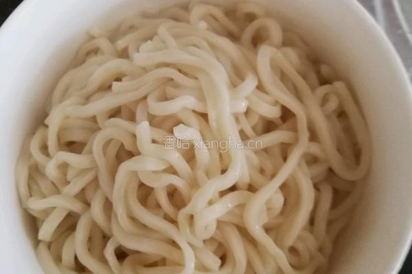青椒肉丝打卤面的做法图解5
