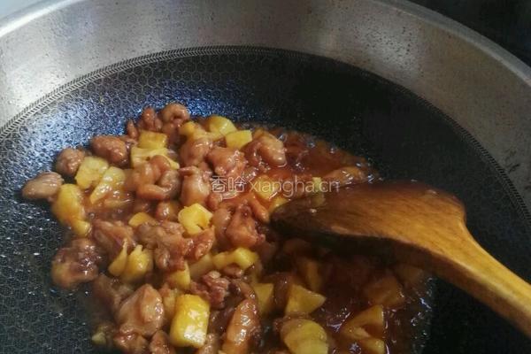 菠萝鸡丁的做法图解8