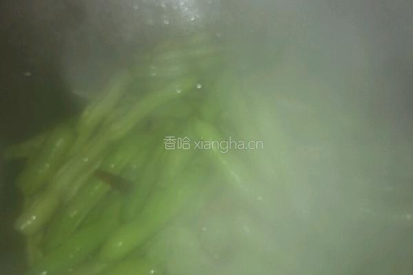 干煸四季豆的做法图解4