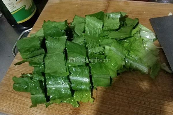 蒜拌油麦菜的做法图解2