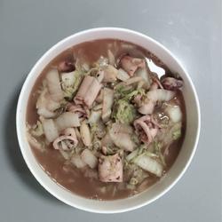 白菜炖笔管的做法[图]