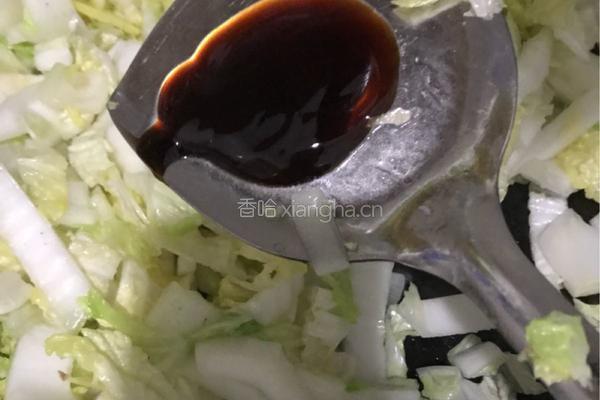 白菜炖笔管的做法图解6